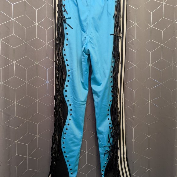 adidas Originals Jeremy Scott - Fringed Track Top + Track Pants SET Sz US M NWT - Picture 8 of 9